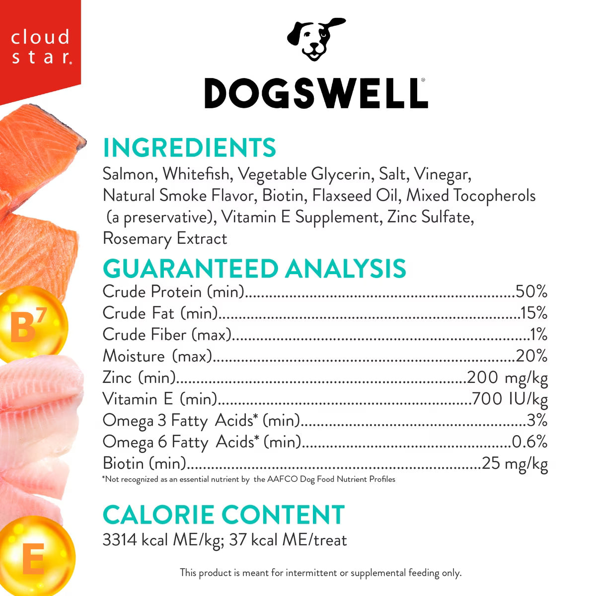 Dogswell Skin & Coat Jerky Grain Free Salmon