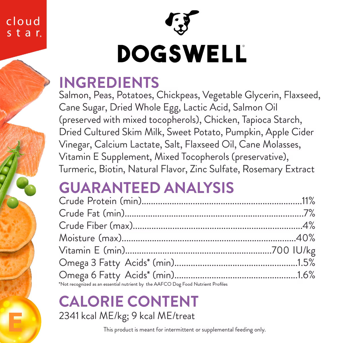 Dogswell Soft & Chewy Salmon Skin & Coat