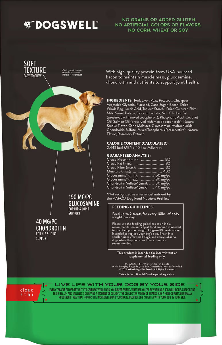 Dogswell Soft & Chewy Bacon Hip & Joint