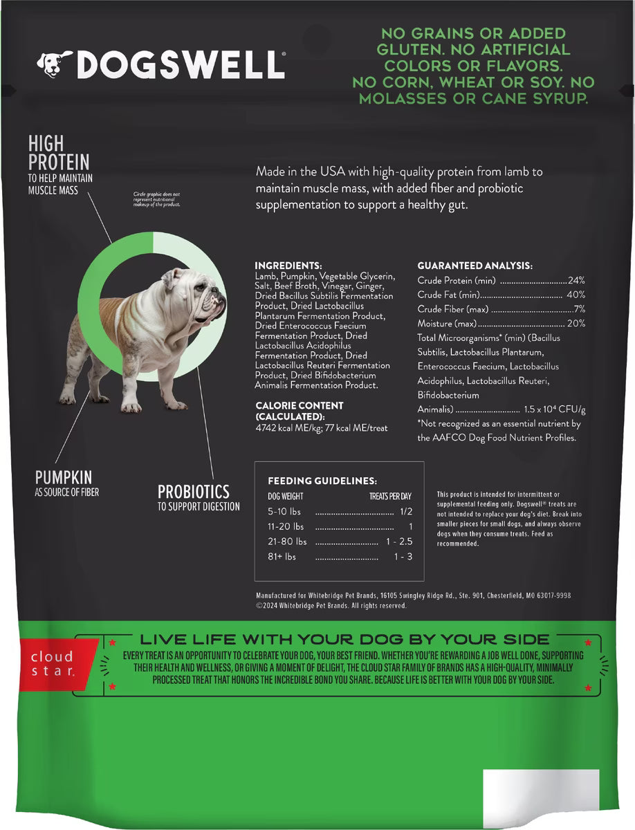 Dogswell Gut Health Jerky Lamb Recipe