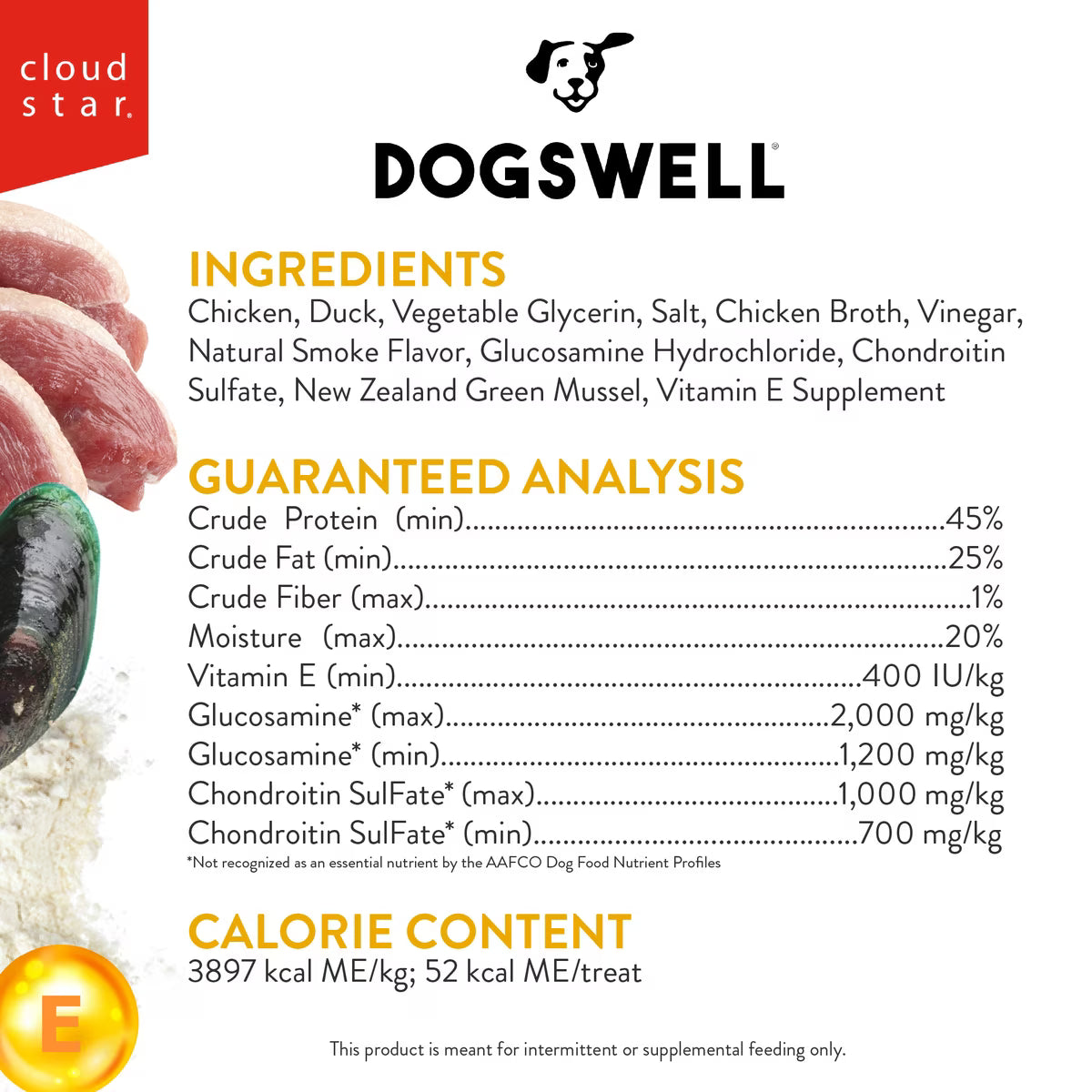 Dogswell Hip & Joint Jerky Grain Free Duck