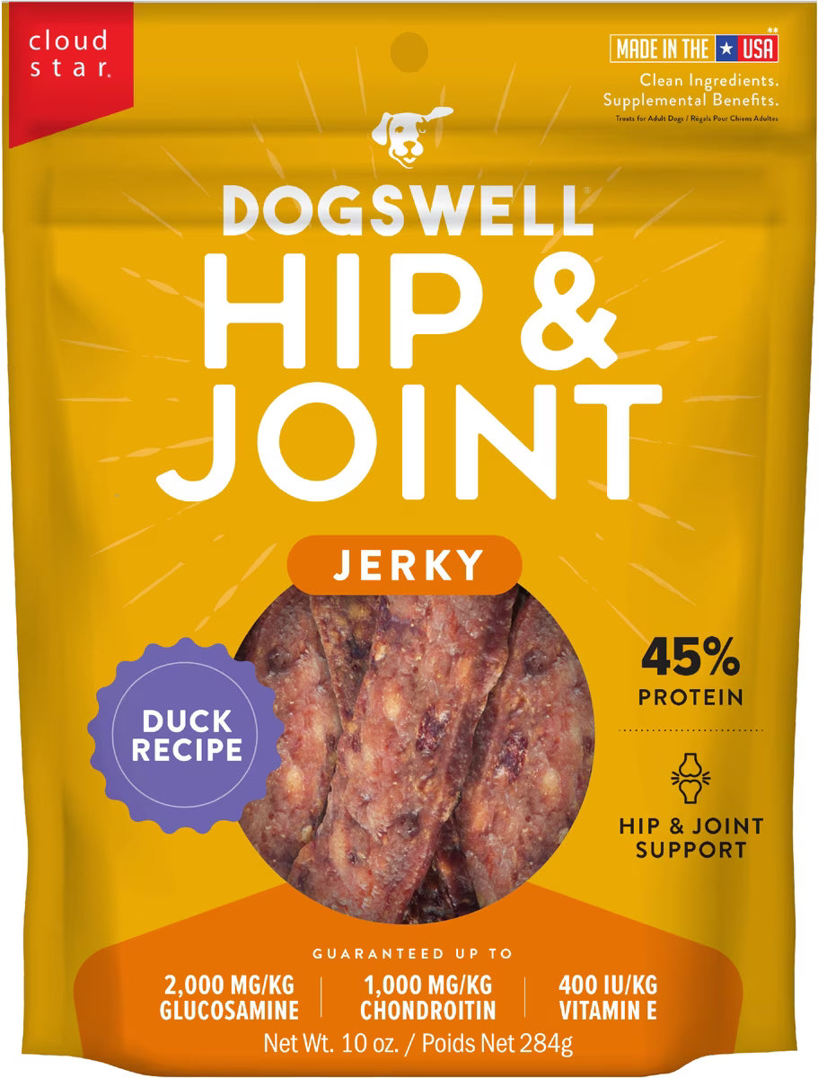 Dogswell Hip & Joint Jerky Grain Free Duck