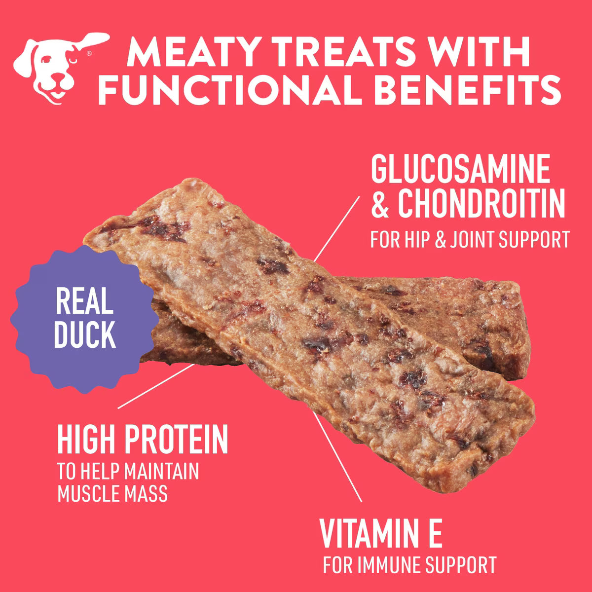 Dogswell Hip & Joint Soft Strips Grain Free Duck