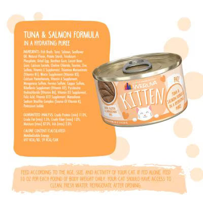 Weruva Cat Kitten Hydrating Puree Tuna & Salmon Formula