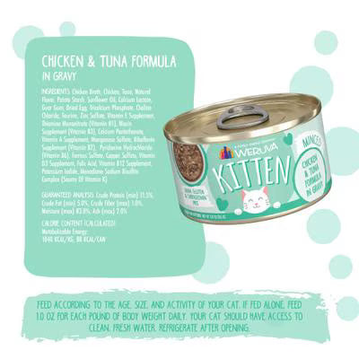 Weruva Cat Kitten Chicken & Tuna Formula In Gravy