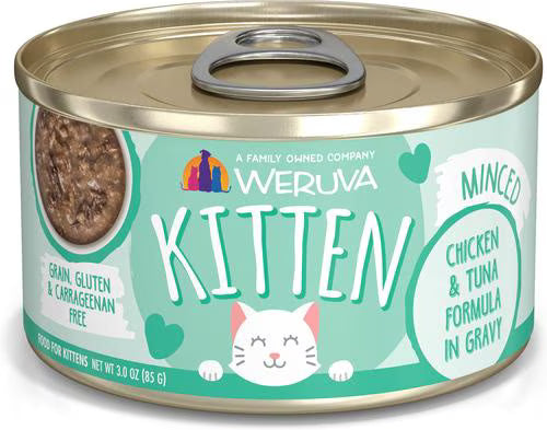 Weruva Cat Kitten Chicken & Tuna Formula In Gravy