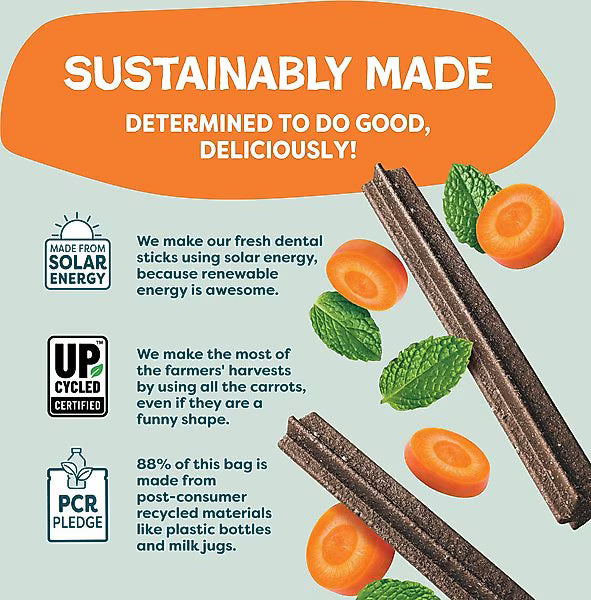 Shameless Pets Carrate Chomp Dental Sticks for Dogs