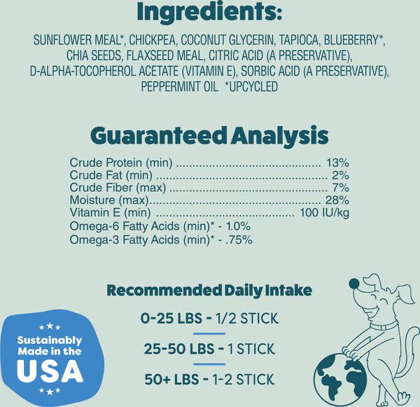 Shameless Pets The Tooth Berry Dental Sticks for Dogs