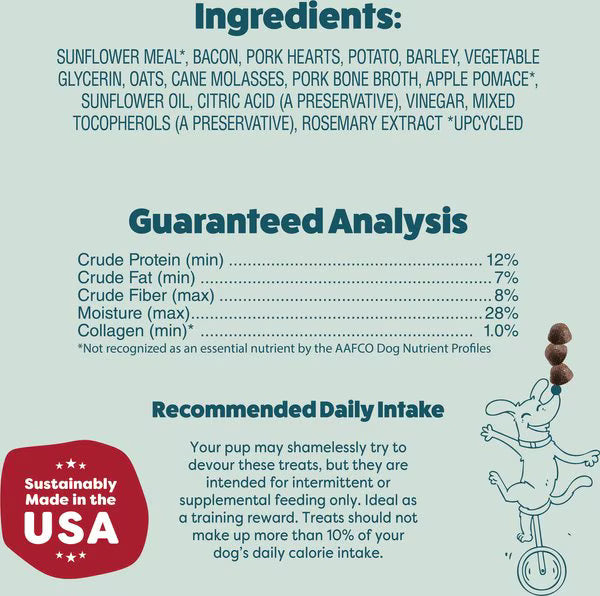 Shameless Pets Bacon Hits Different Bone Broth Chews for Dogs