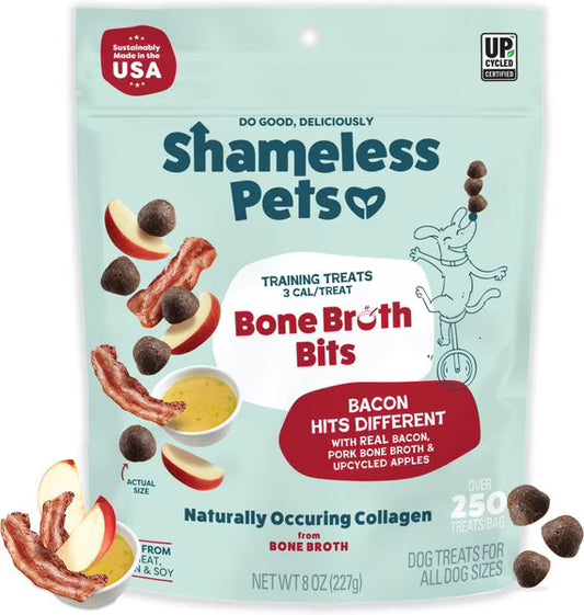 Shameless Pets Bacon Hits Different Bone Broth Chews for Dogs