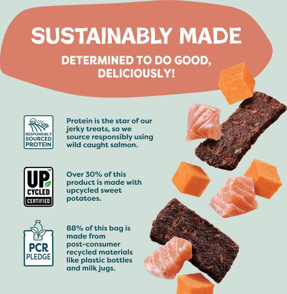Shameless Pets Salmon Loves Butternut Jerky Bites for Dogs