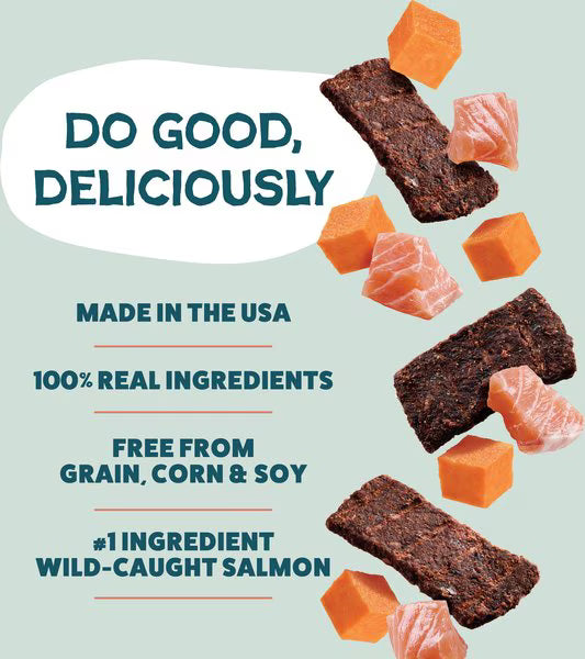 Shameless Pets Salmon Loves Butternut Jerky Bites for Dogs