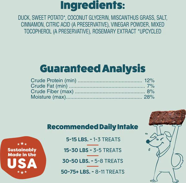Shameless Pets Duck-Tato Jerky Bites for Dogs