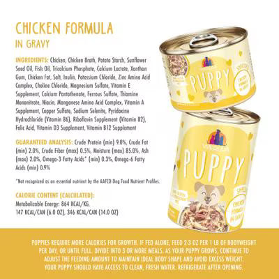Weruva Puppy Chicken Formula in Gravy Wet Food