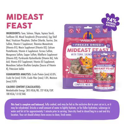 Weruva Cat Freeze-Dried Mideast Feast