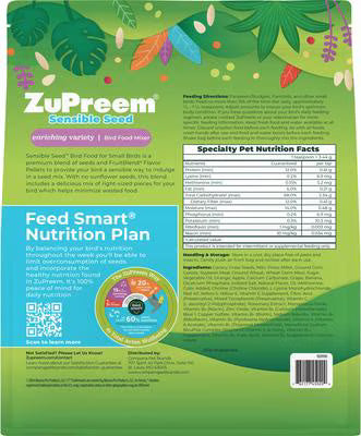 ZuPreem Sensible Seed for Small Birds