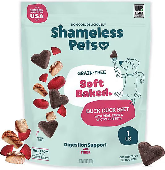 Shameless Pets Duck Duck Beet Soft-Baked Biscuit for Dogs