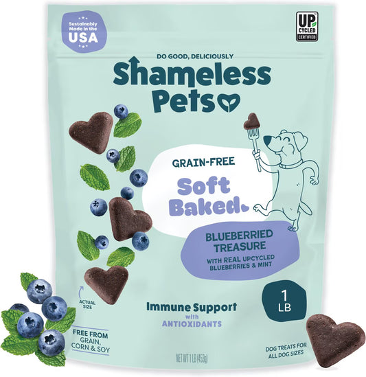 Shameless Pets Blueberried Treasure Soft-Baked Biscuit for Dogs