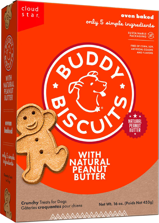 Buddy Biscuits Crunchy Treats with Peanut Butter