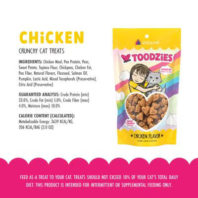 Weruva BFF Cat Toodzies Crunchy Chicken Treats