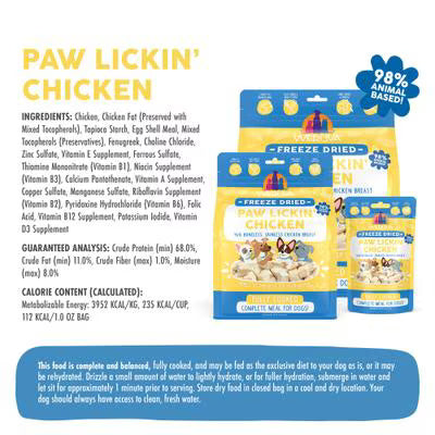 Weruva Dog Freeze-Dried Paw Lickin' Chicken