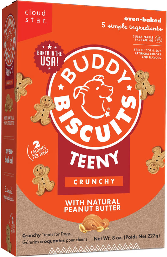 Buddy Biscuits Teeny Crunchy Treats with Peanut Butter