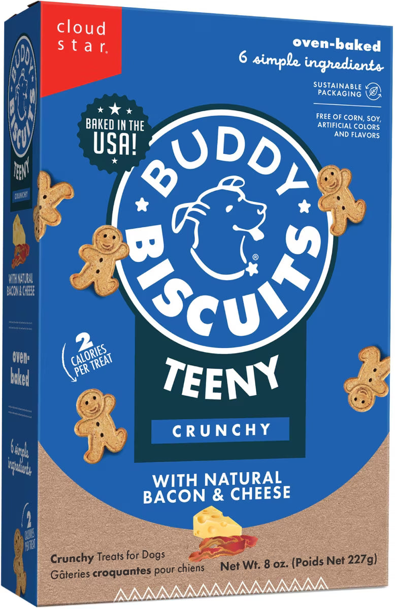 Buddy Biscuits Teeny Crunchy Treats with Bacon & Cheese