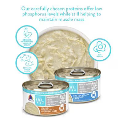 Weruva Wx Phos Focused Tilapia & Chicken Formula in a Hydrating Purée For Cats