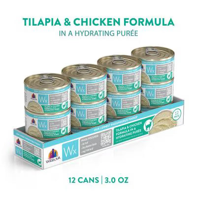 Weruva Wx Phos Focused Tilapia & Chicken Formula in a Hydrating Purée For Cats