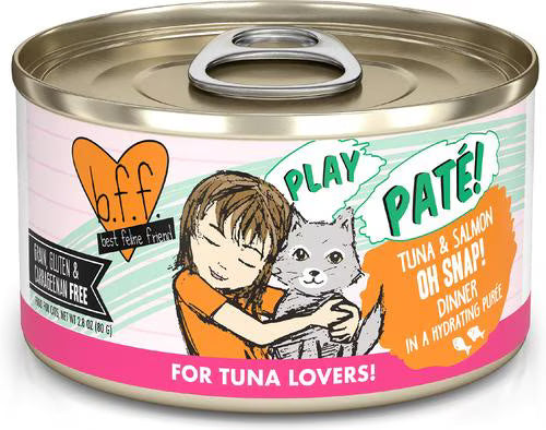 Weruva BFF Cat Play Pate Tuna & Salmon Oh Snap