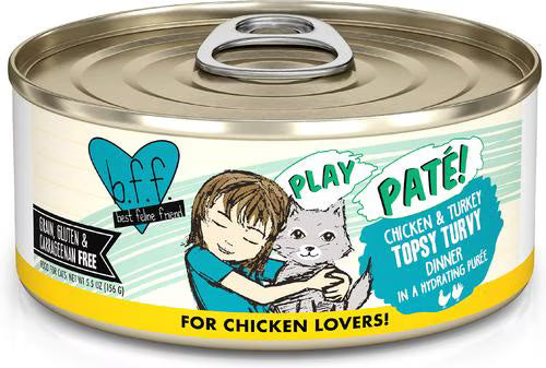 Weruva BFF Cat Play Pate Chicken & Turkey Topsy Turvy