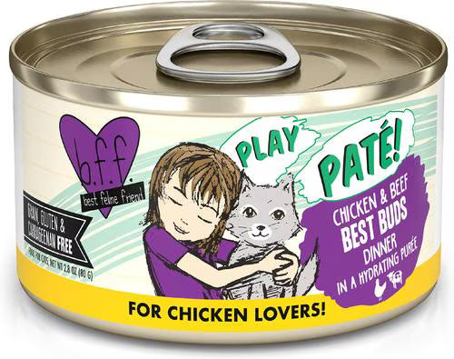 Weruva BFF Cat Play Pate Chicken & Beef Best Buds
