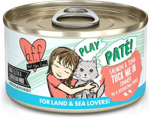 Weruva BFF Cat Play Pate Salmon & Tuna Tuck Me In