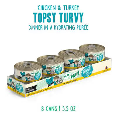 Weruva BFF Cat Play Pate Chicken & Turkey Topsy Turvy
