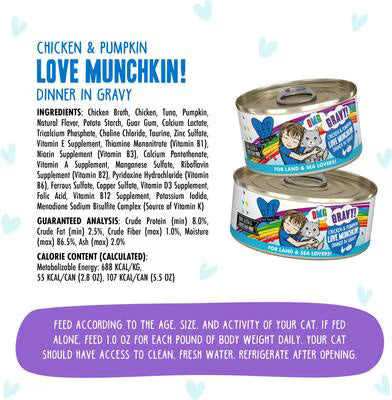Weruva BFF Chicken & Pumpkin Love Munchkin
