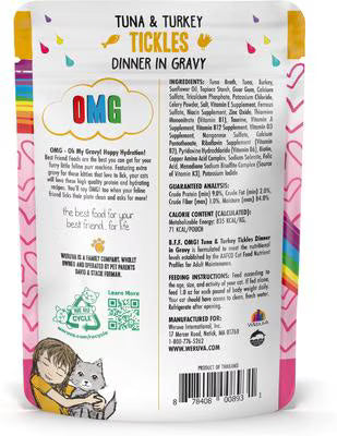 Weruva BFF Cat OMG Gravy Pouch Chicken & Turkey Text Me