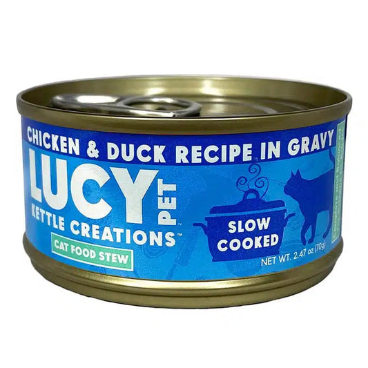 Lucy Pet Chicken & Duck Recipe in Gravy for Cats