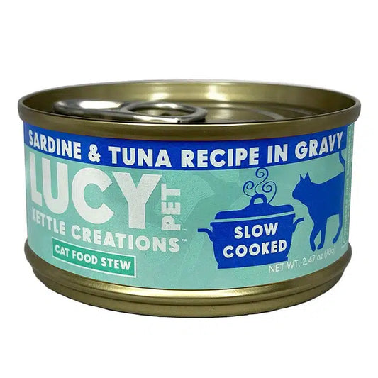 Lucy Pet Sardine & Tuna Recipe in Gravy for Cats
