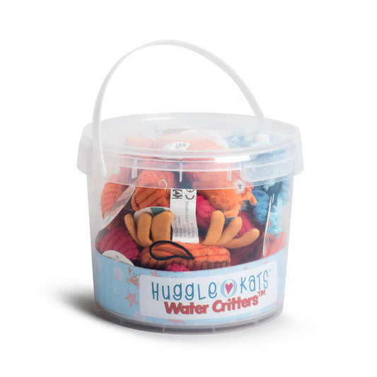 HuggleHounds HuggleKats Water Critters Bucket of Cat Toys