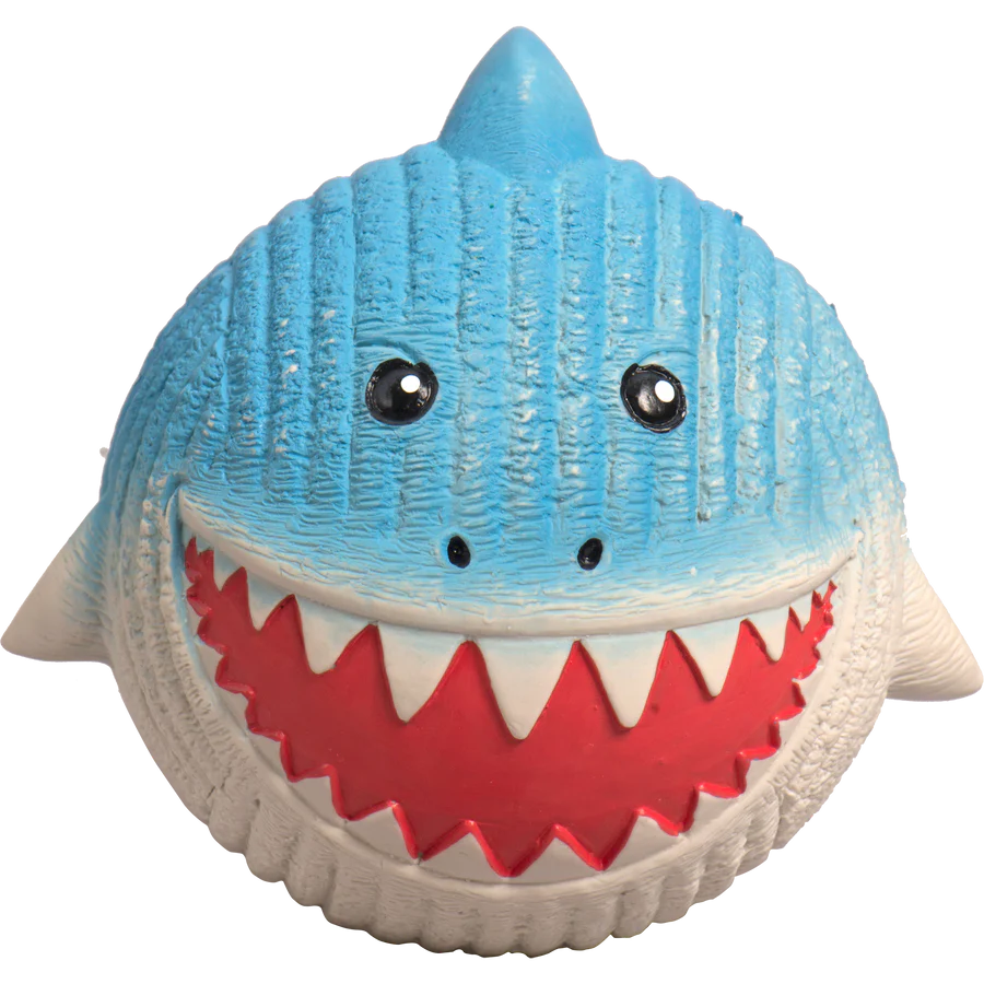 HuggleHounds Finn Ruff-Tex Shark Dog Toy