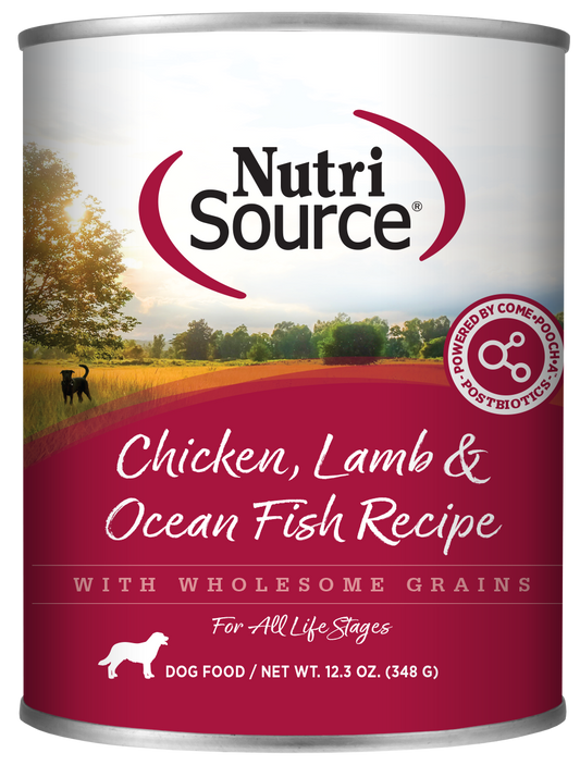 Nutrisource Chicken, Lamb and Ocean Fish Canned Dog Food