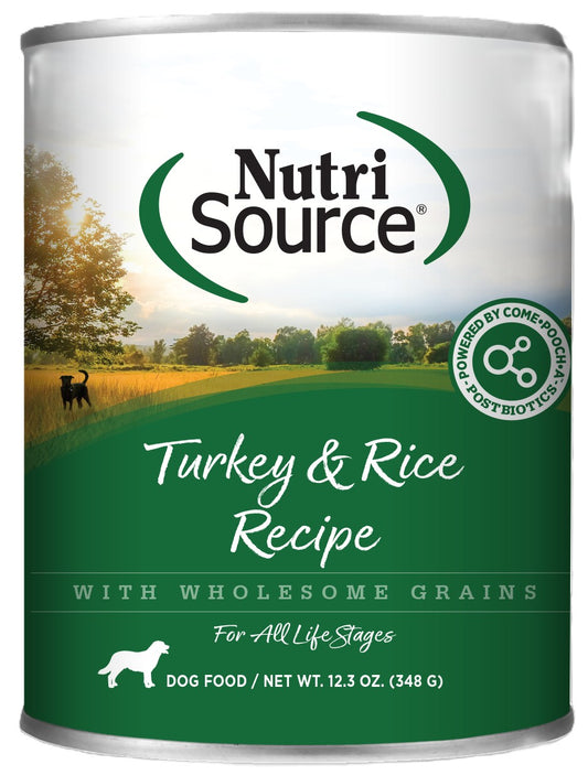 Nutrisource Turkey And Rice Canned Dog Food