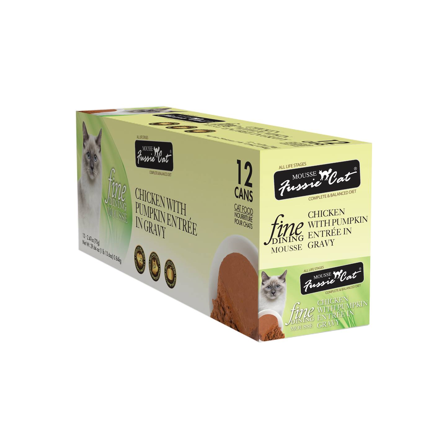 Fussie Cat Chicken With Pumpkin Entree Wet Cat Food