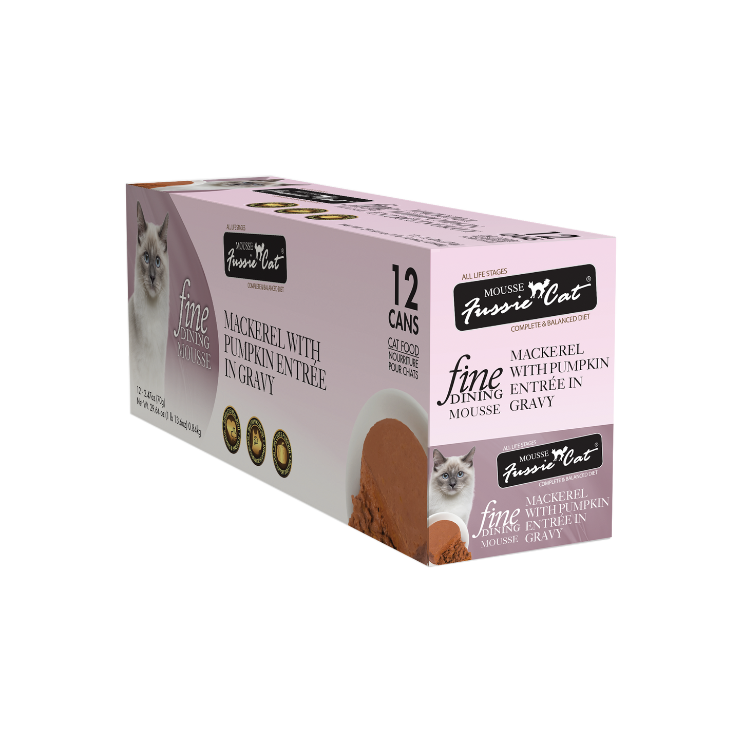 Fussie Cat Mackerel With Pumpkin Entree Wet Cat Food