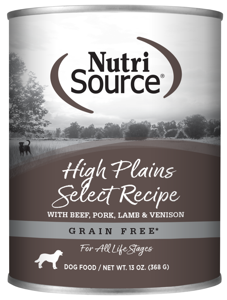 Nutrisource Grain Free High Plains Select Canned Dog Food