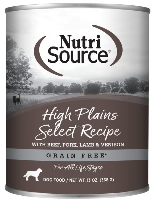 Nutrisource Grain Free High Plains Select Canned Dog Food