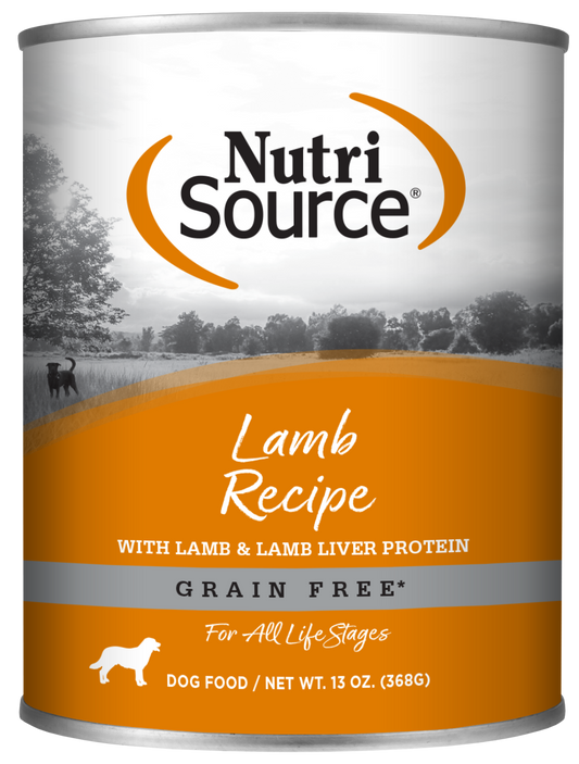 Nutrisource Grain Free Lamb Canned Dog Food