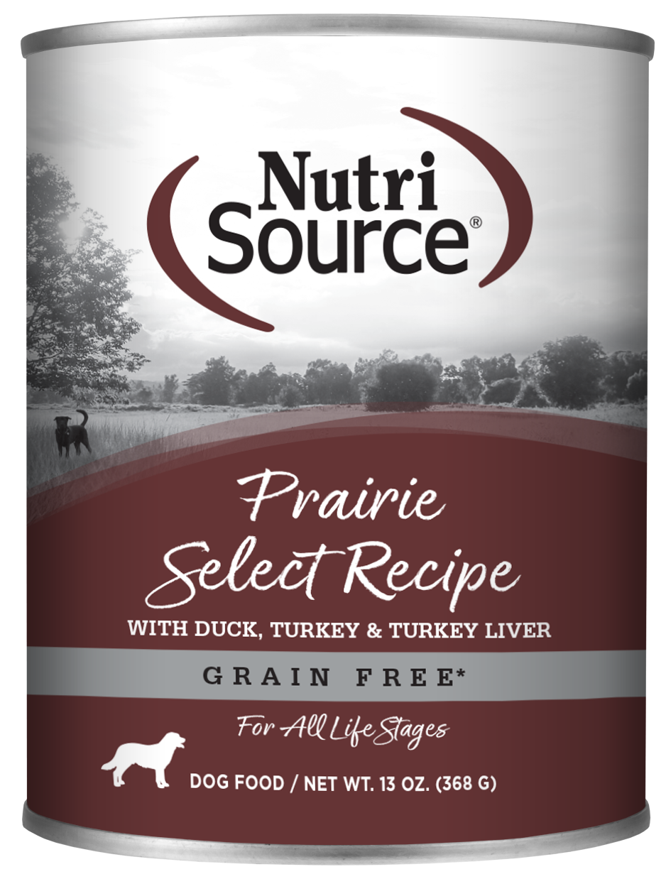 Nutrisource Grain Free Prairie Select Canned Dog Food