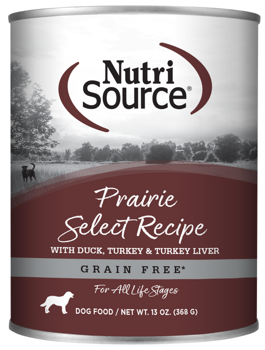 Nutrisource Grain Free Prairie Select Canned Dog Food
