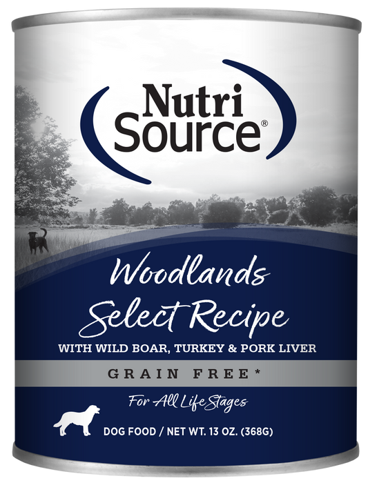 Nutrisource Grain Free Woodlands Select Canned Dog Food